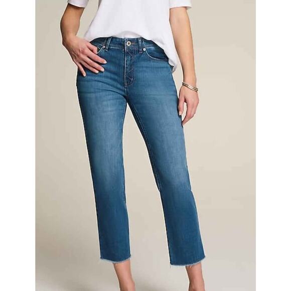 J.Jill Denim High-Rise Straight-Leg Crop, 14 Petite - Picture 7 of 10